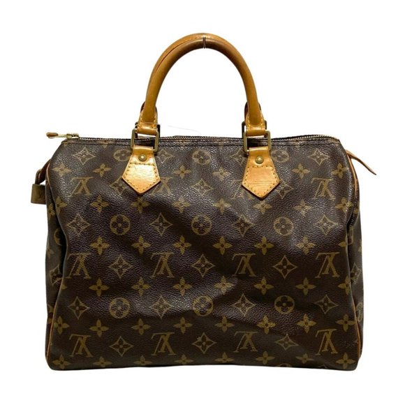 Auth Louis Vuitton Speedy 30 Satchel #32205L29B - Picture 3 of 10